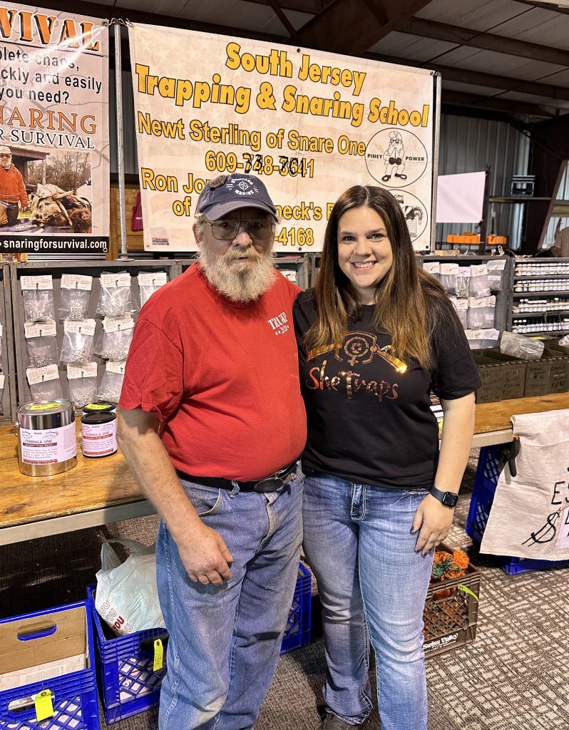 Newt Sterling and Sarah Gomez at Trapping Convention
